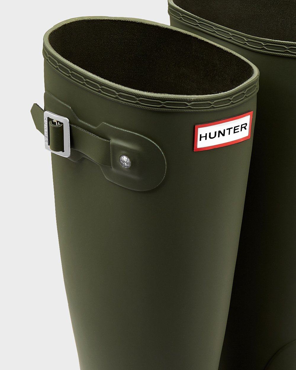 Galochas Altas Hunter Feminina Verde Escuro Oliva - Original - 47OUZJYNV